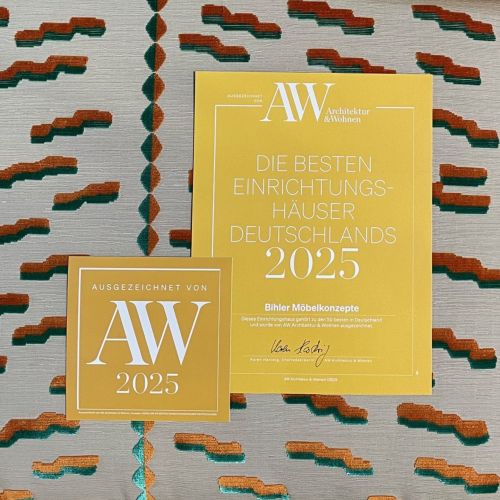 Bihler als eines der 50 besten Einrichtungshäuser vom Magazin A&W Architektur und Wohnen ausgezeichnet! Bihler als eines der 50 besten Einrichtungshäuser vom Magazin A&W Architektur und Wohnen ausgezeichnet!